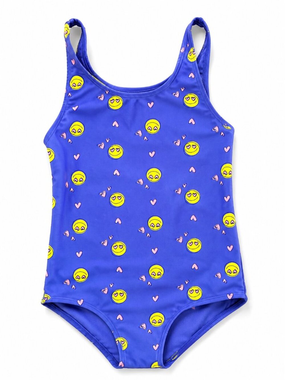 GAP Kids Emoji Print One-Piece Swimsuit Size L Beach Summer Pool